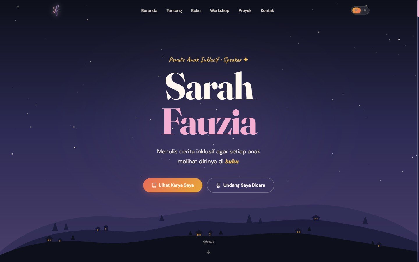 Beranda Sarah Fauzia, penulis buku anak inklusif